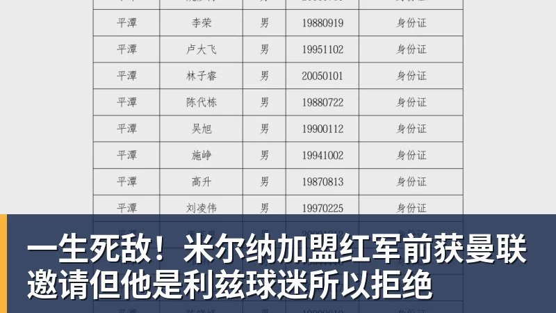 一生死敌！米尔纳加盟红军前获曼联邀请但他是利兹球迷所以拒绝